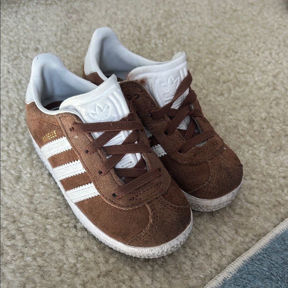 Adidas Toddler Brown Gazelle Size 8